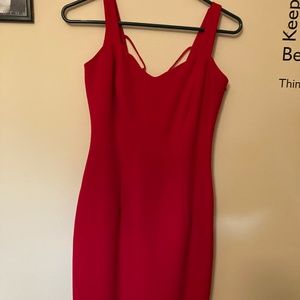 Red midi dress, Size 2-4, local florida boutique. Wore at my prom. Once